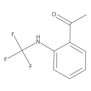 1-(2-((Trifluoromethyl)amino)phenyl)ethanone结构式