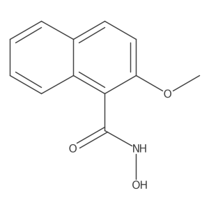 N-hydroxy-2-methoxynaphthalene-1-carboxamide Structure
