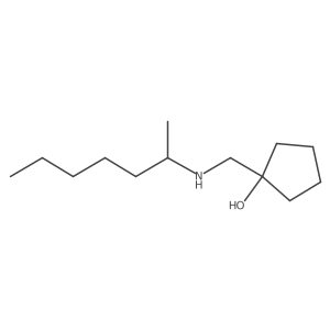 1-((Heptan-2-ylamino)methyl)cyclopentan-1-ol Structure