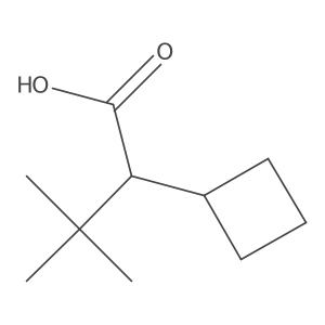 2-Cyclobutyl-3,3-dimethylbutanoic acid Structure