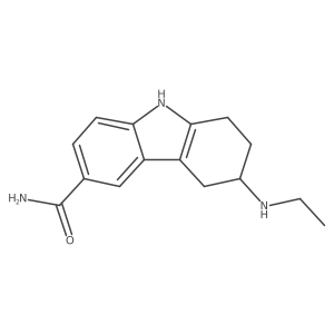 (3S)-3-(Ethylamino)-2,3,4,9-tetrahydro-1H-carbazole-6-carboxamide Structure