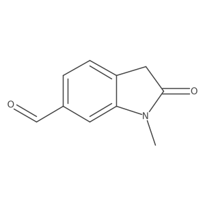 1-methyl-2-oxo-3H-indole-6-carbaldehyde Structure