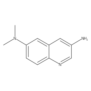 N6,N6-Dimethylquinoline-3,6-diamine结构式