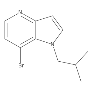 7-Bromo-1-isobutyl-4-azaindole Structure