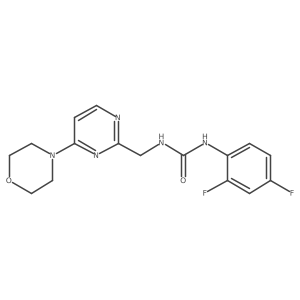 1-(2,4-Difluorophenyl)-3-((4-morpholinopyrimidin-2-yl)methyl)urea Structure