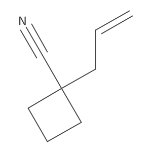 1-(Prop-2-en-1-yl)cyclobutane-1-carbonitrile Structure