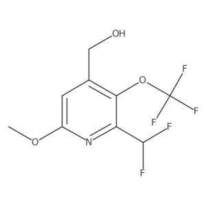 2-(Difluoromethyl)-6-methoxy-3-(trifluoromethoxy)pyridine-4-methanol结构式