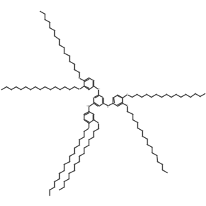 N~2~,N~4~,N~6~-Tris[3,4-bis(hexadecyloxy)phenyl]-1,3,5-triazine-2,4,6-triamine结构式