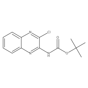 tert-butyl N-(3-chloroquinoxalin-2-yl)carbamate Structure
