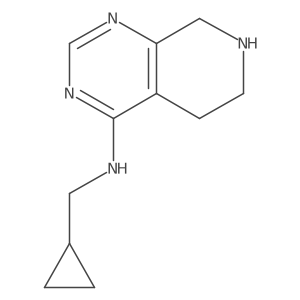 N-(cyclopropylmethyl)-5,6,7,8-tetrahydropyrido[3,4-d]pyrimidin-4-amine Structure