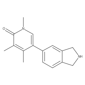 5-(2,3-Dihydro-1H-isoindol-5-yl)-1,3,4-trimethyl-2(1h)-pyridinone结构式