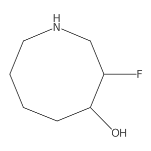 3-Fluoroazocan-4-ol Structure