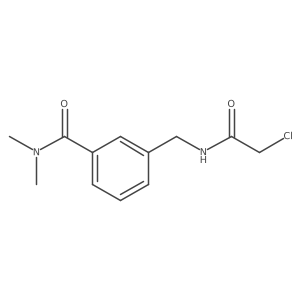 3-[(2-chloroacetamido)methyl]-N,N-dimethylbenzamide结构式