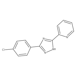 2-(5-(4-chlorophenyl)-4H-1,2,4-triazol-3-yl)pyridine Structure