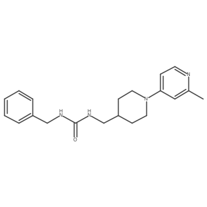 1-Benzyl-3-((1-(2-methylpyridin-4-yl)piperidin-4-yl)methyl)urea结构式