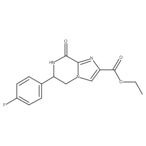 Ethyl 6-(4-fluorophenyl)-8-oxo-5,6,7,8-tetrahydroimidazo[1,2-a]pyrazine-2-carboxylate Structure