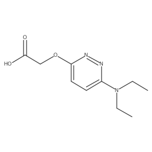 2-((6-(Diethylamino)pyridazin-3-yl)oxy)acetic acid结构式