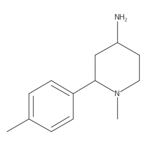 1-Methyl-2-(4-methylphenyl)piperidin-4-amine结构式