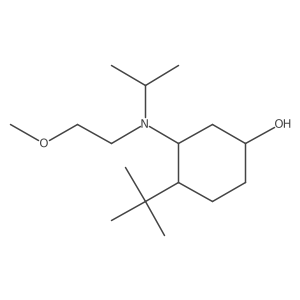 4-Tert-butyl-3-[(2-methoxyethyl)(propan-2-yl)amino]cyclohexan-1-ol Structure