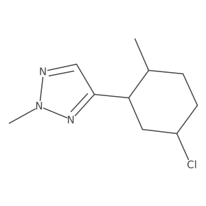 4-(5-chloro-2-methylcyclohexyl)-2-methyl-2H-1,2,3-triazole Structure