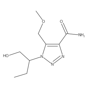1-(1-hydroxybutan-2-yl)-5-(methoxymethyl)-1H-1,2,3-triazole-4-carboxamide Structure