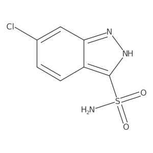 6-chloro-1H-indazole-3-sulfonamide Structure
