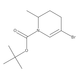 tert-Butyl 5-bromo-2-methyl-3,4-dihydropyridine-1(2H)-carboxylate Structure