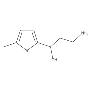 (1R)-3-amino-1-(5-methylthiophen-2-yl)propan-1-ol Structure