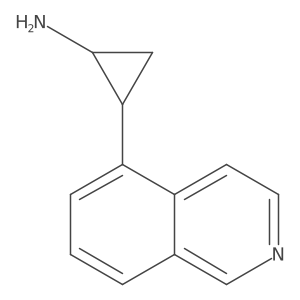 rac-(1R,2S)-2-(isoquinolin-5-yl)cyclopropan-1-amine结构式