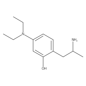 2-[(2S)-2-aminopropyl]-5-(diethylamino)phenol Structure