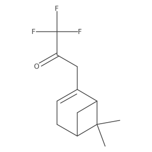 3-{6,6-Dimethylbicyclo[3.1.1]hept-2-en-2-yl}-1,1,1-trifluoropropan-2-one结构式