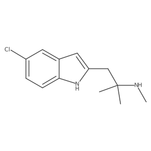 [1-(5-chloro-1H-indol-2-yl)-2-methylpropan-2-yl](methyl)amine Structure