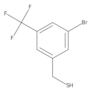 [3-Bromo-5-(trifluoromethyl)phenyl]methanethiol Structure