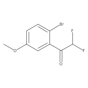 1-(2-Bromo-5-methoxyphenyl)-2,2-difluoroethan-1-one Structure