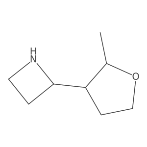2-(2-Methyloxolan-3-yl)azetidine结构式