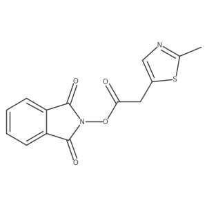 1,3-dioxo-2,3-dihydro-1H-isoindol-2-yl 2-(2-methyl-1,3-thiazol-5-yl)acetate Structure