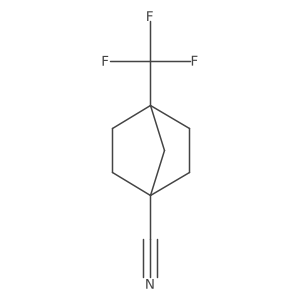 4-(Trifluoromethyl)bicyclo[2.2.1]heptane-1-carbonitrile结构式