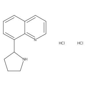 (S)-8-(Pyrrolidin-2-yl)quinoline dihydrochloride Structure