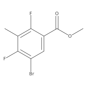 Methyl 5-bromo-2,4-difluoro-3-methylbenzoate Structure