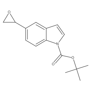 tert-butyl 5-(oxiran-2-yl)-1H-indole-1-carboxylate结构式
