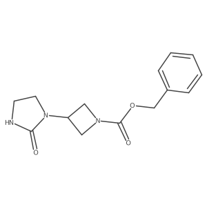 Benzyl 3-(2-oxoimidazolidin-1-yl)azetidine-1-carboxylate Structure