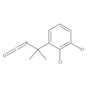 1,2-Dichloro-3-(2-isocyanatopropan-2-yl)benzene结构式