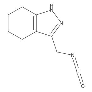 3-(isocyanatomethyl)-4,5,6,7-tetrahydro-1H-indazole Structure