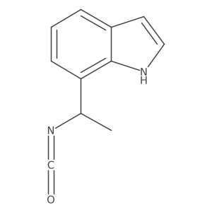 7-(1-isocyanatoethyl)-1H-indole结构式
