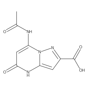 7-Acetamido-5-hydroxypyrazolo[1,5-a]pyrimidine-2-carboxylic acid Structure