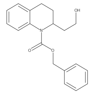 Benzyl 2-(2-hydroxyethyl)-1,2,3,4-tetrahydroquinoline-1-carboxylate Structure