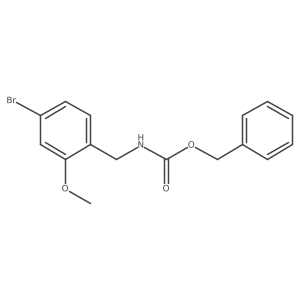 benzyl N-[(4-bromo-2-methoxyphenyl)methyl]carbamate Structure
