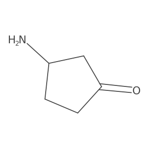 (S)-3-Aminocyclopentan-1-one Structure