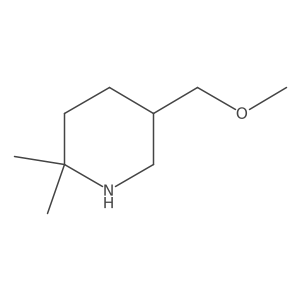 5-(Methoxymethyl)-2,2-dimethylpiperidine Structure
