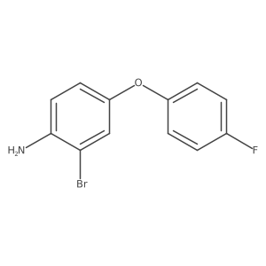 2-Bromo-4-(4-fluorophenoxy)aniline结构式